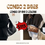 Gleam Vintage Flap Bag with Daily Ease Shoulder Bag