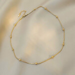 Celeste Beaded Chain Necklace
