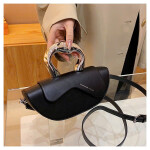 Iris Sculpt Crystal Handle Bag