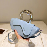 Iris Sculpt Crystal Handle Bag