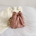Woven Mini Bucket Bag