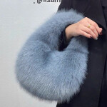 Cloud Fur Hobo Bag