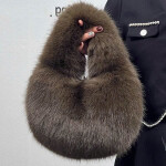 Cloud Fur Hobo Bag