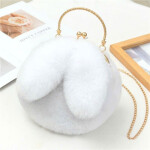 Fluffy Cloud Mini Charm Bag