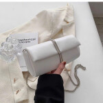 Luxe Cylinder Chain Shoulder Bag