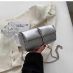 Luxe Cylinder Chain Shoulder Bag