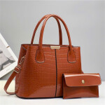 Imperial Croc Texture Daily Tote