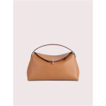 Serene Curve Soft Leather Shoulder Bag
