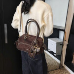 Vintage Rider Multi-Pocket Shoulder Bag