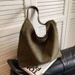 Velvet Curve Soft Shoulder Bag