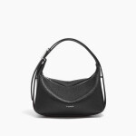 Foxer Minimal Pebbled Leather Shoulder Bag