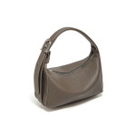 Foxer Minimal Pebbled Leather Shoulder Bag
