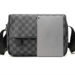 Men’s Classic Checkered Crossbody Bag