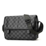 Men’s Classic Checkered Crossbody Bag