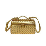 Luxe Quilted Double-Zip Crossbody Bag